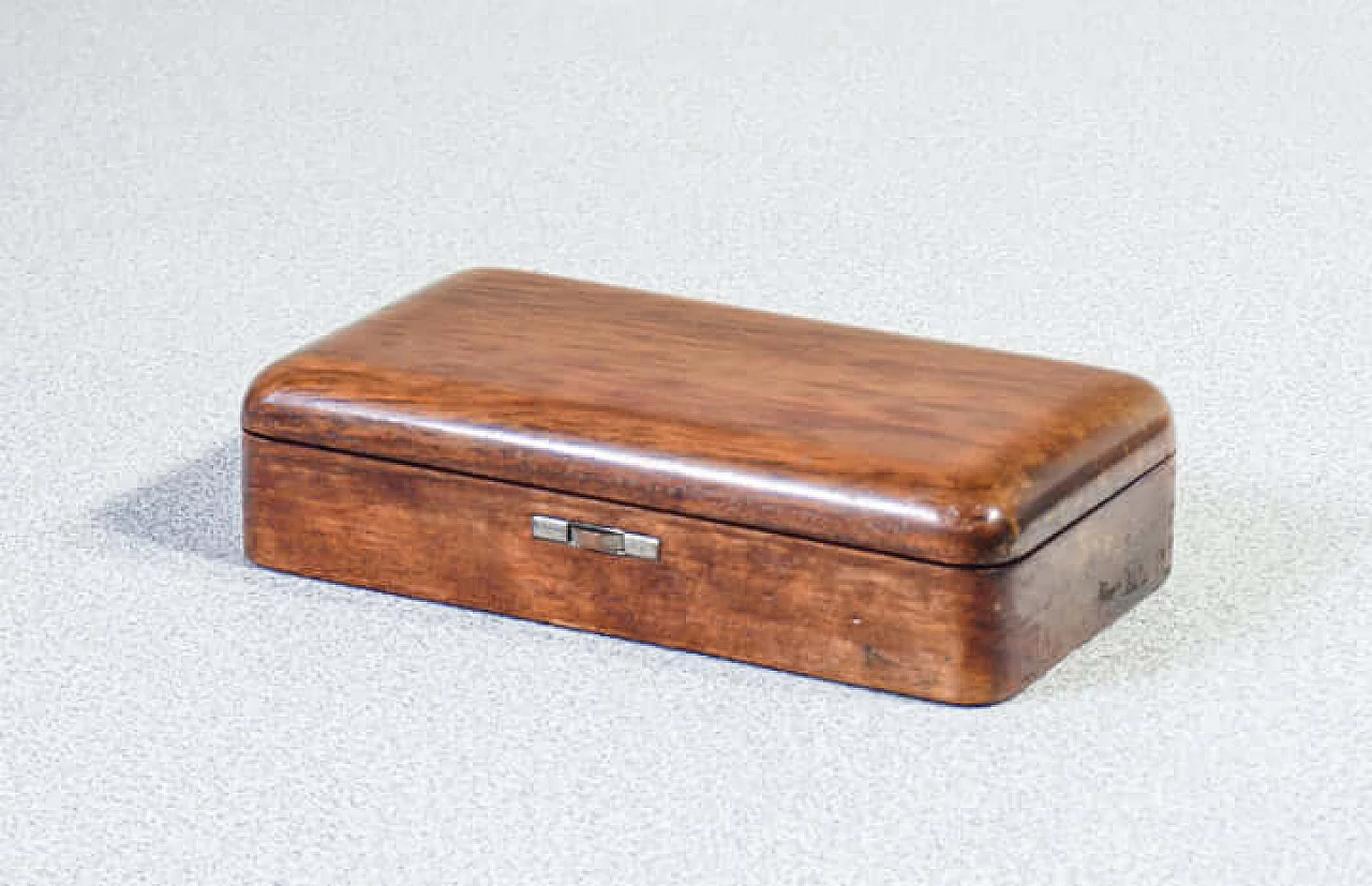 Precision balance with weights and wood case, early 20th century 7