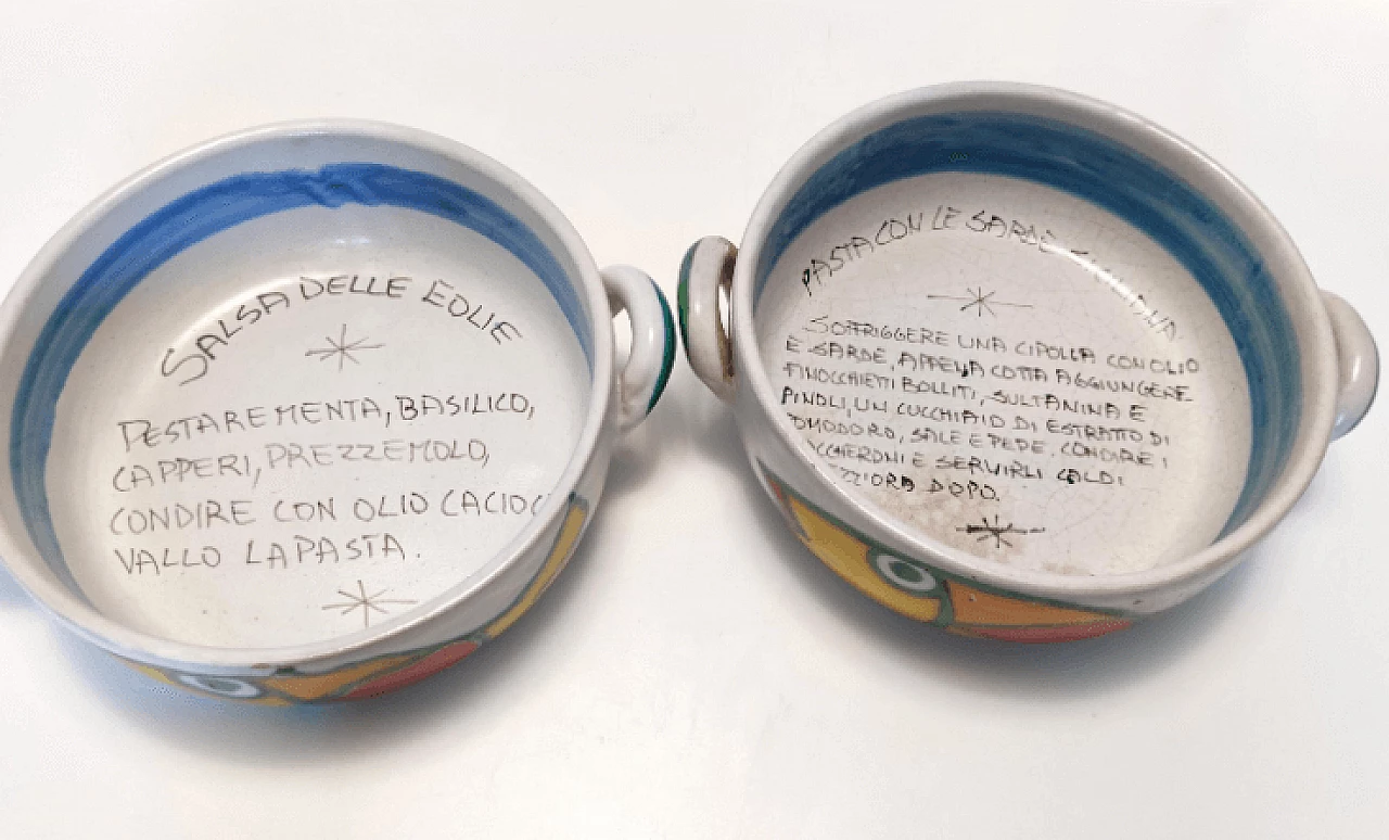 Glazed terracotta bowl by Giovanni De Simone, 1960s 6