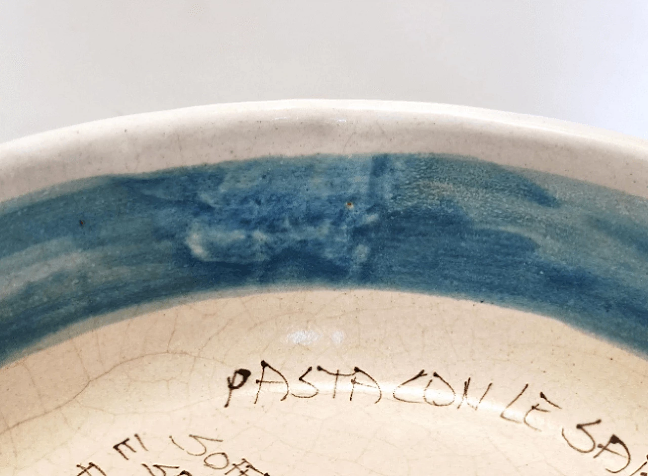 Glazed terracotta bowl by Giovanni De Simone, 1960s 9