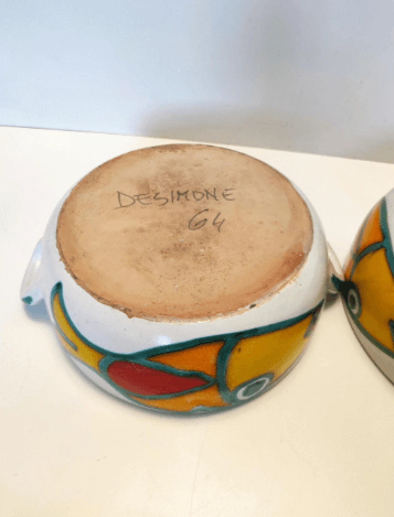 Glazed terracotta bowl by Giovanni De Simone, 1960s 14