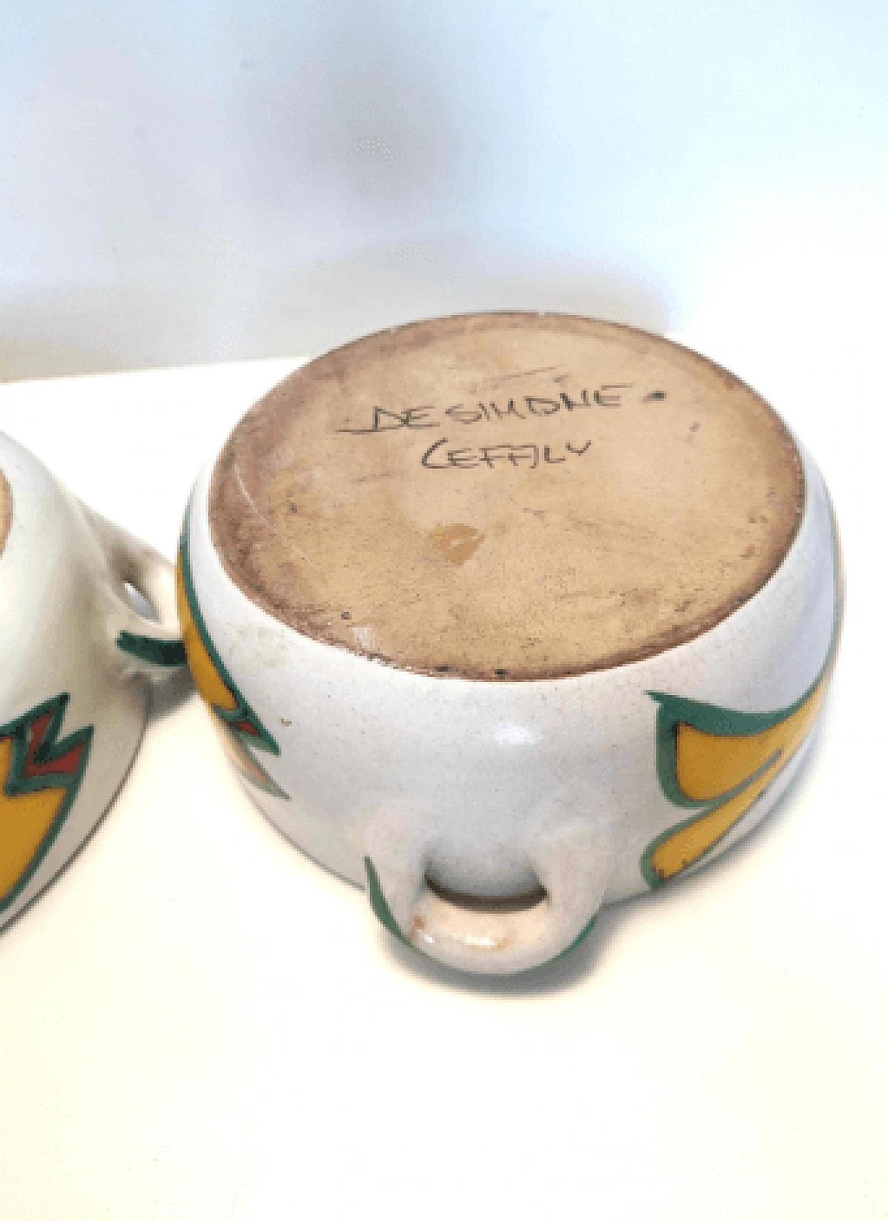 Glazed terracotta bowl by Giovanni De Simone, 1960s 15