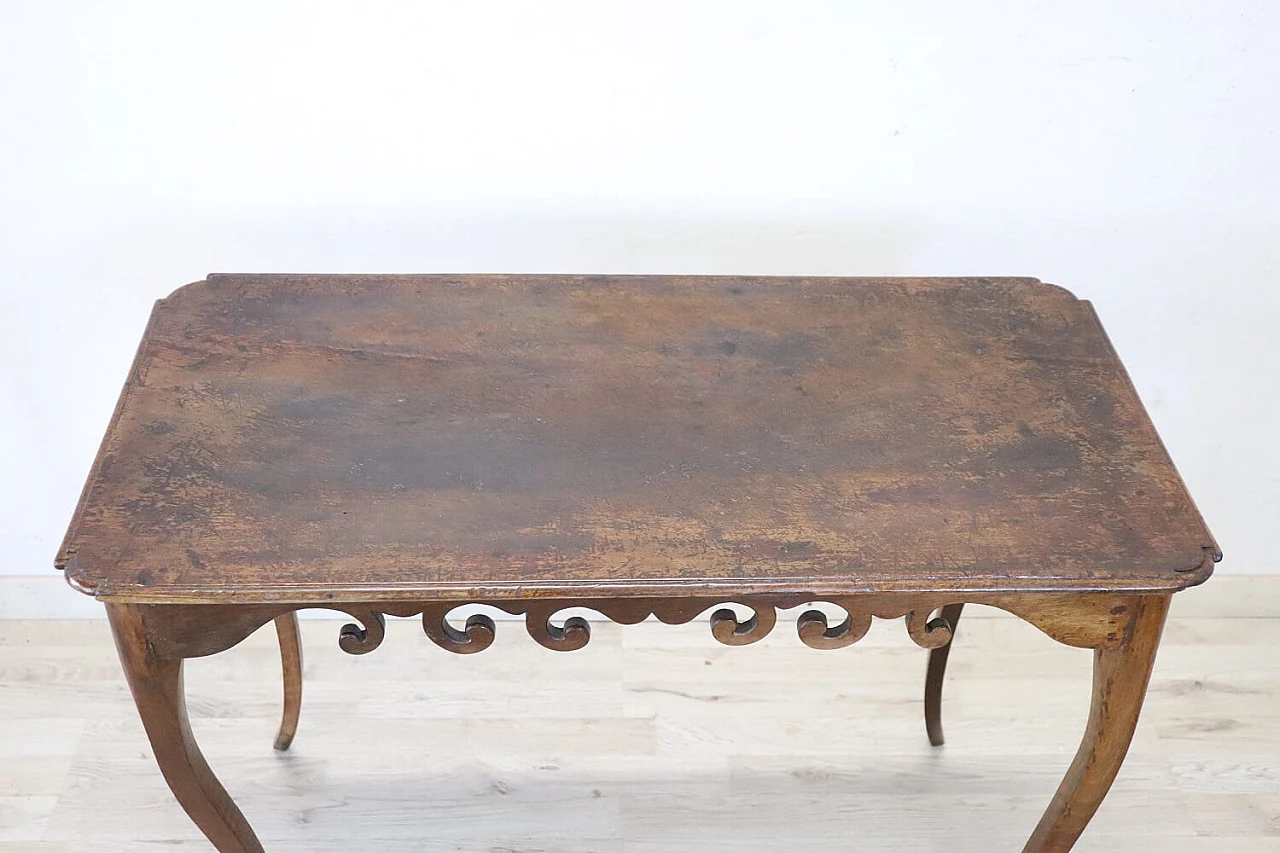 Louis XV walnut side table, 18th century 2