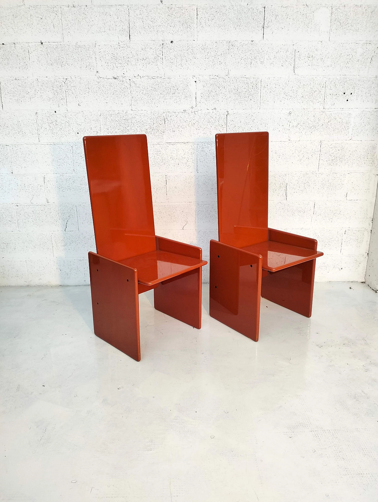 Pair of Kazuki chairs by Kazuhide Takahama for Simon, 1970s 4