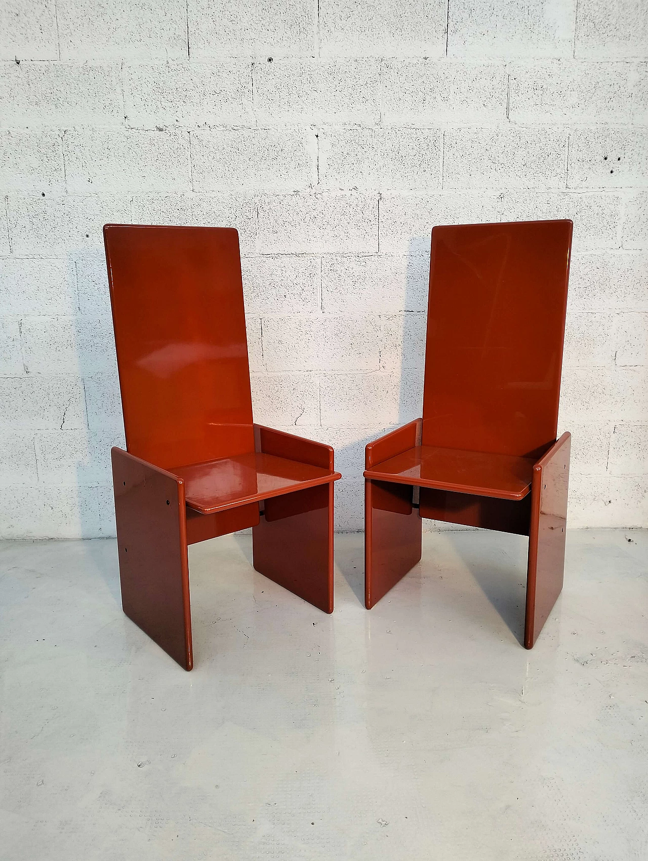 Pair of Kazuki chairs by Kazuhide Takahama for Simon, 1970s 6