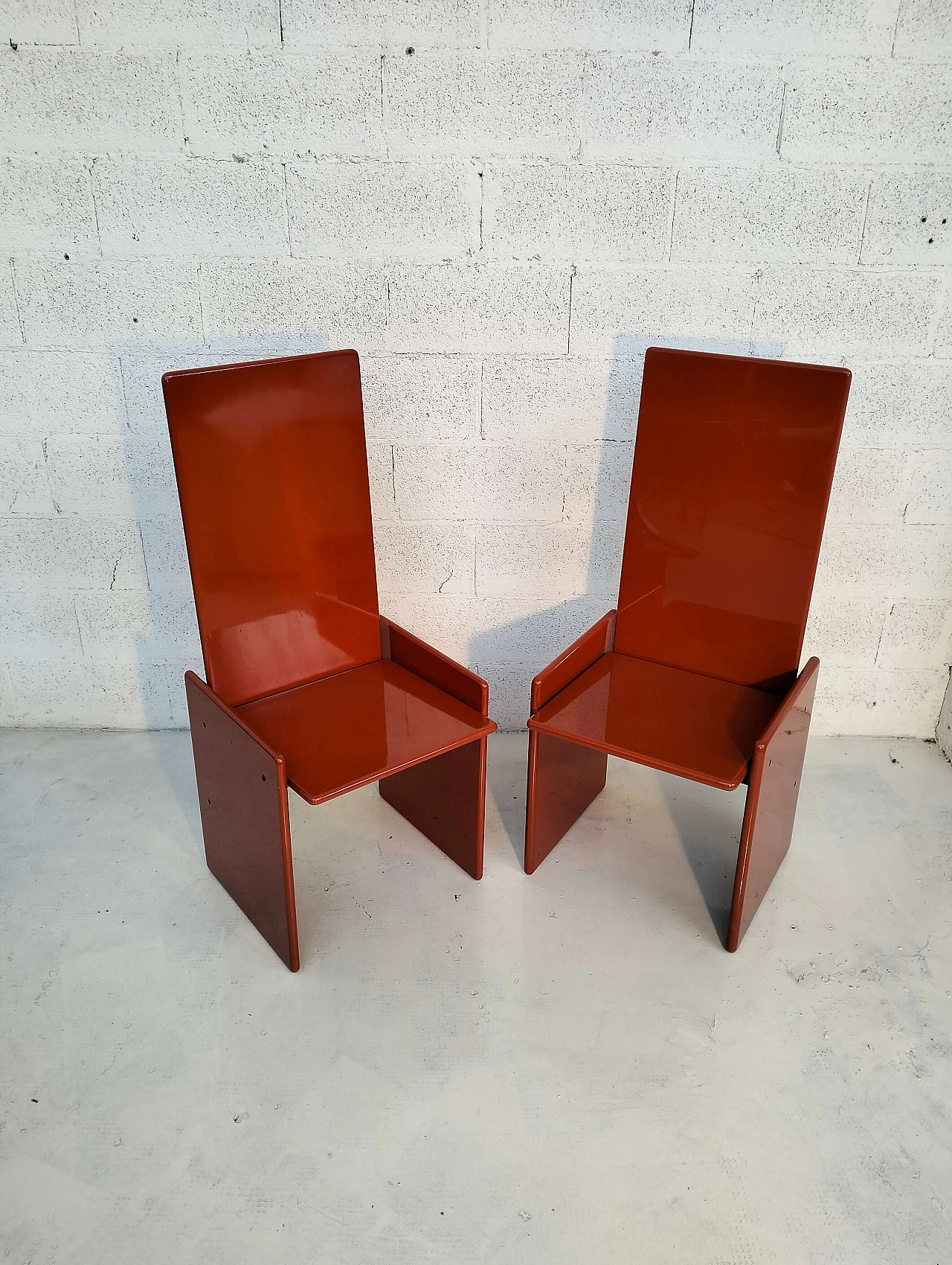 Pair of Kazuki chairs by Kazuhide Takahama for Simon, 1970s 7