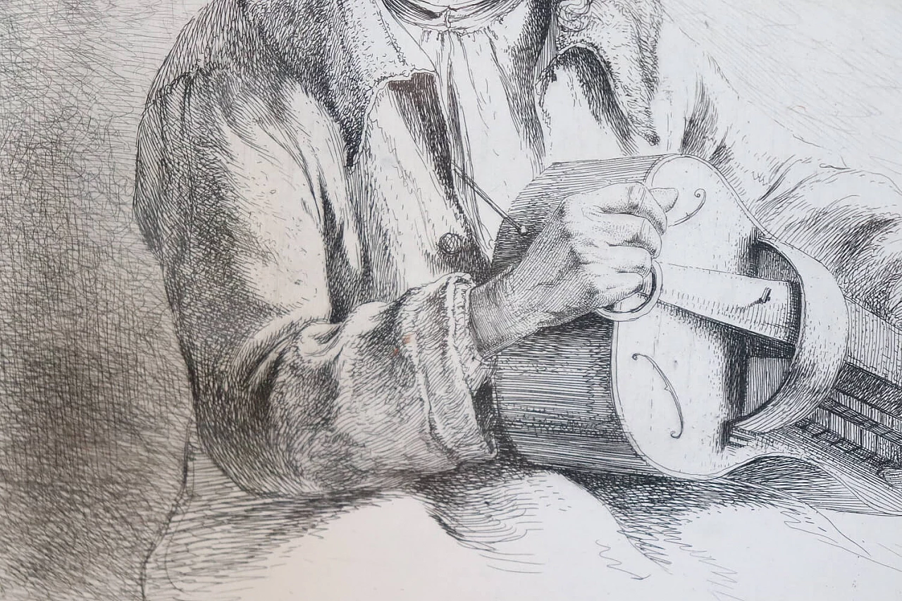 Jean-Jacques de Boissieu, ritratto maschile, incisione, '700 6