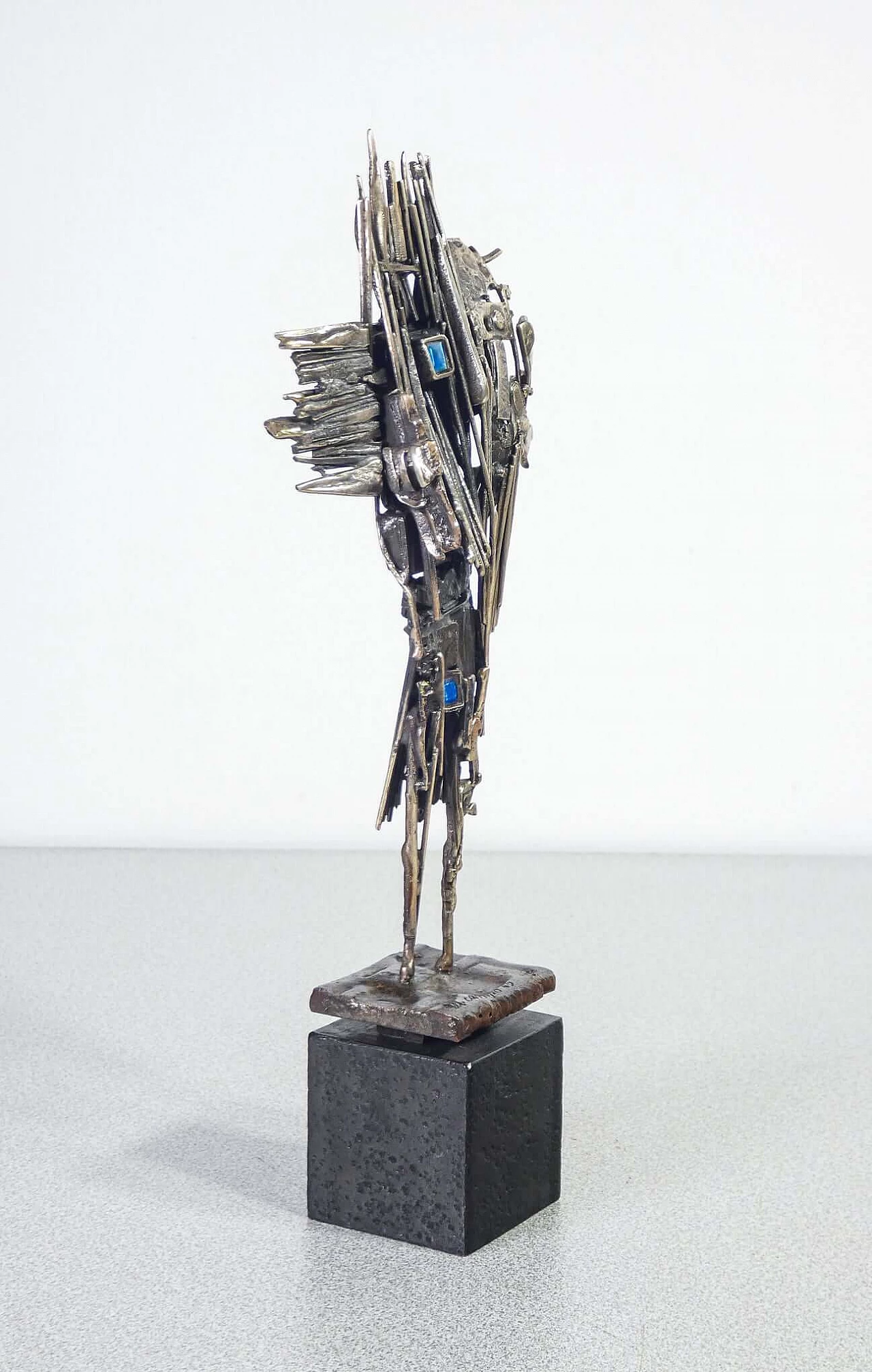 Metal and enamel sculpture by Del Campo, 1965 5