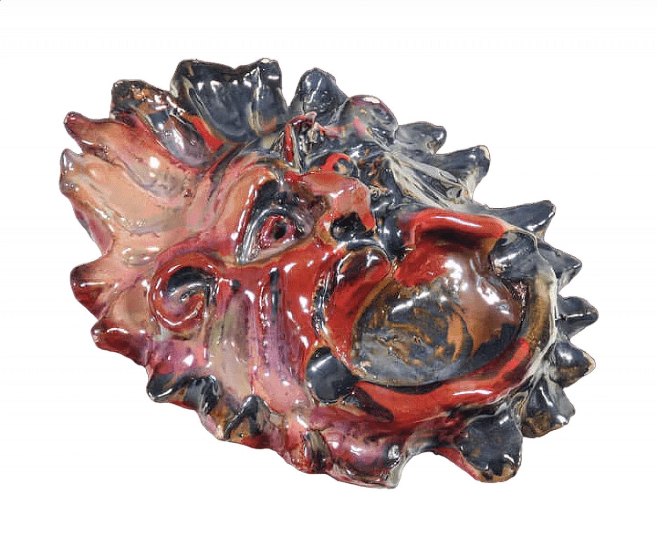 Maschera posacenere in ceramica di Torido Mazzotti per M.G.A. 11