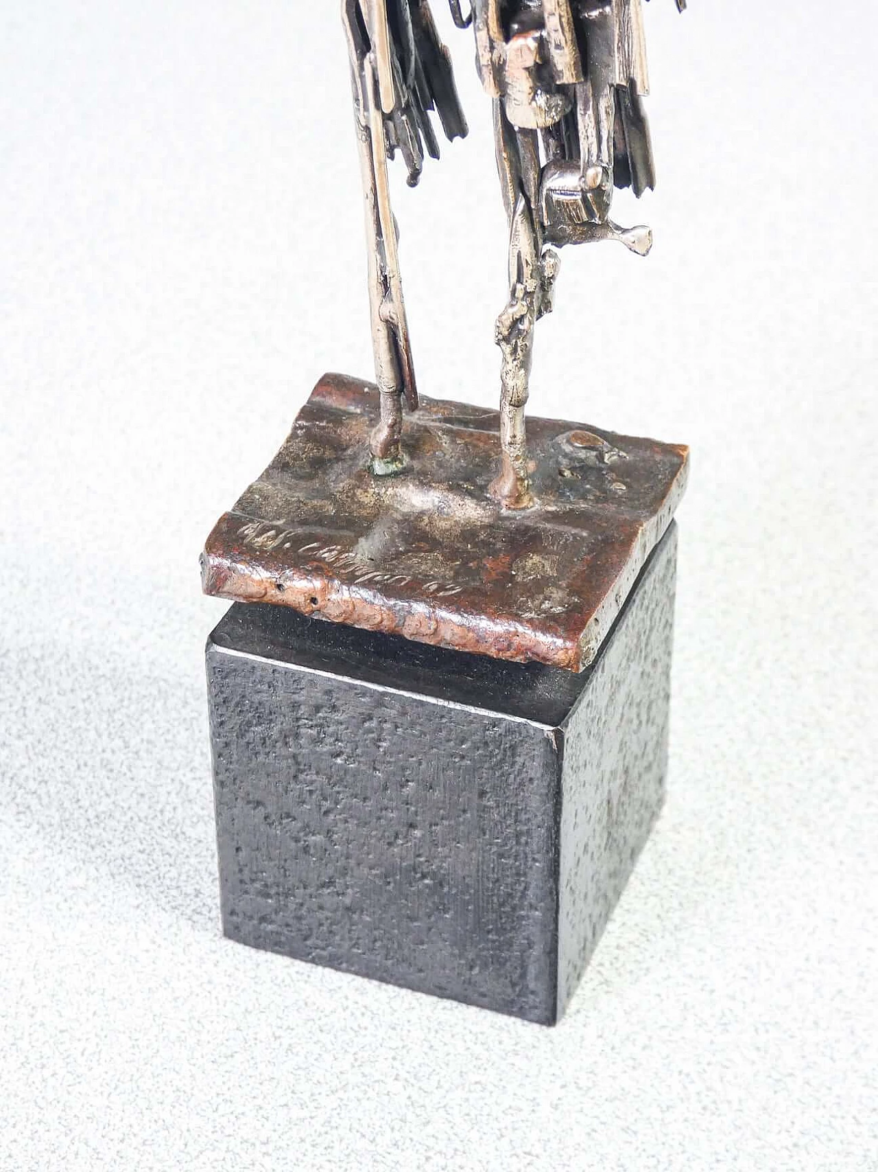 Metal and enamel sculpture by Del Campo, 1965 11