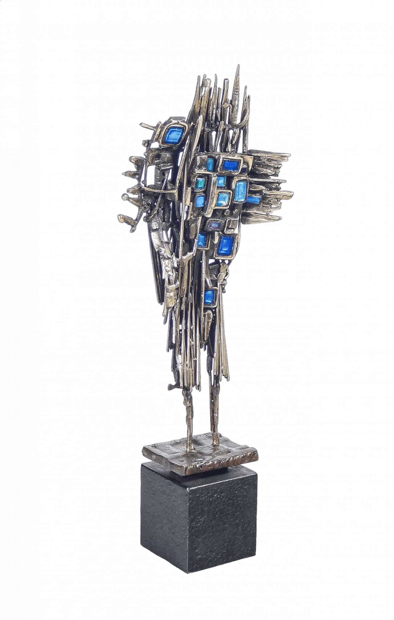 Metal and enamel sculpture by Del Campo, 1965 13