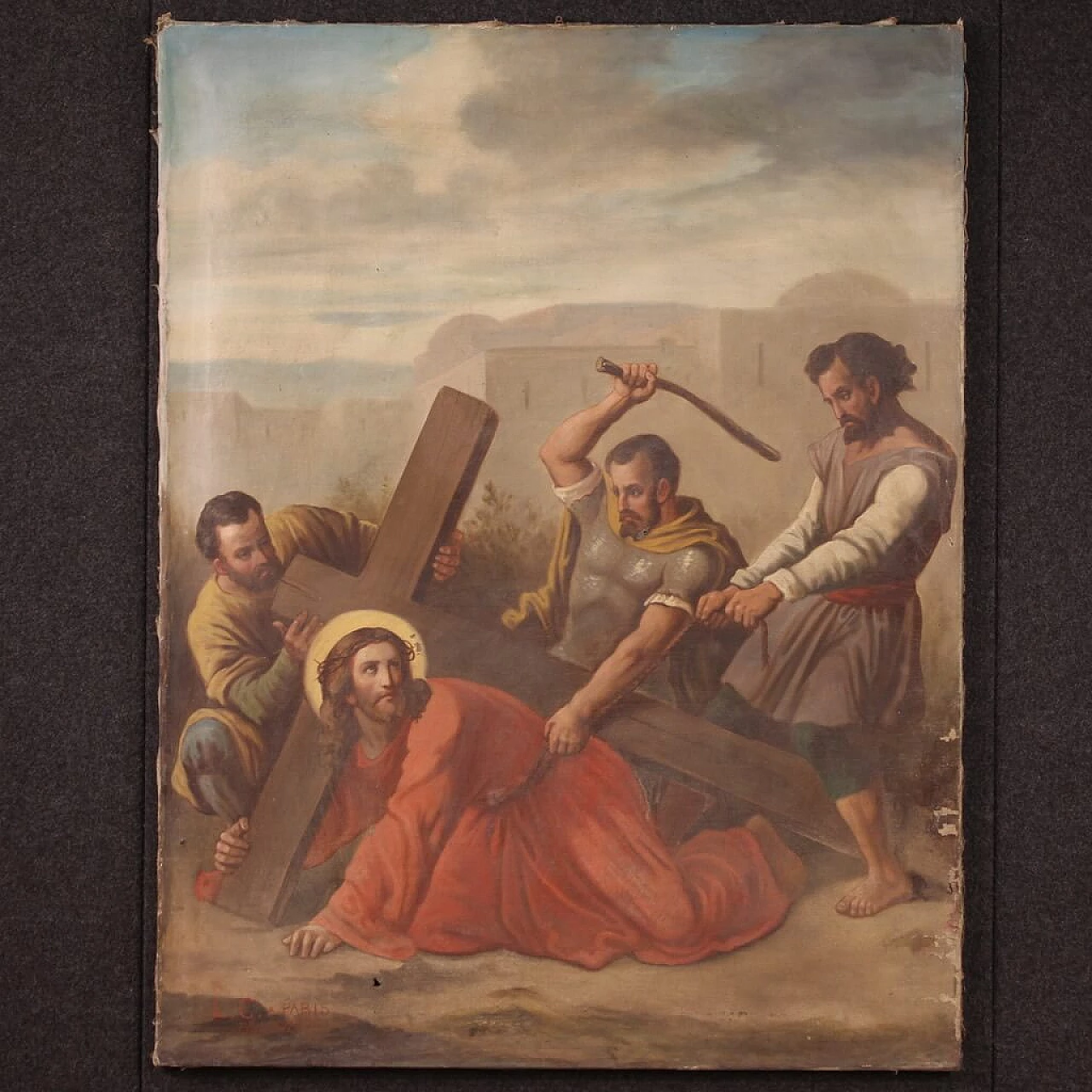Via Crucis, oil on canvas, late 19th century 1