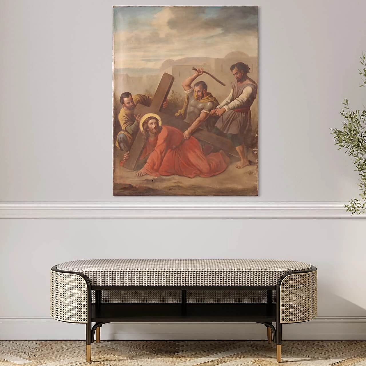 Via Crucis, oil on canvas, late 19th century 9