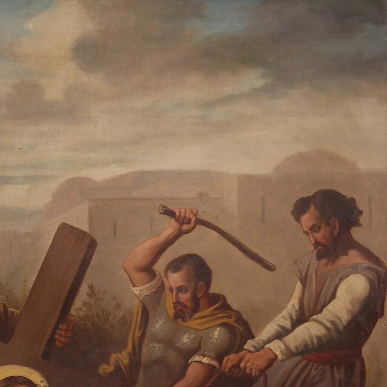 Via Crucis, oil on canvas, late 19th century 10