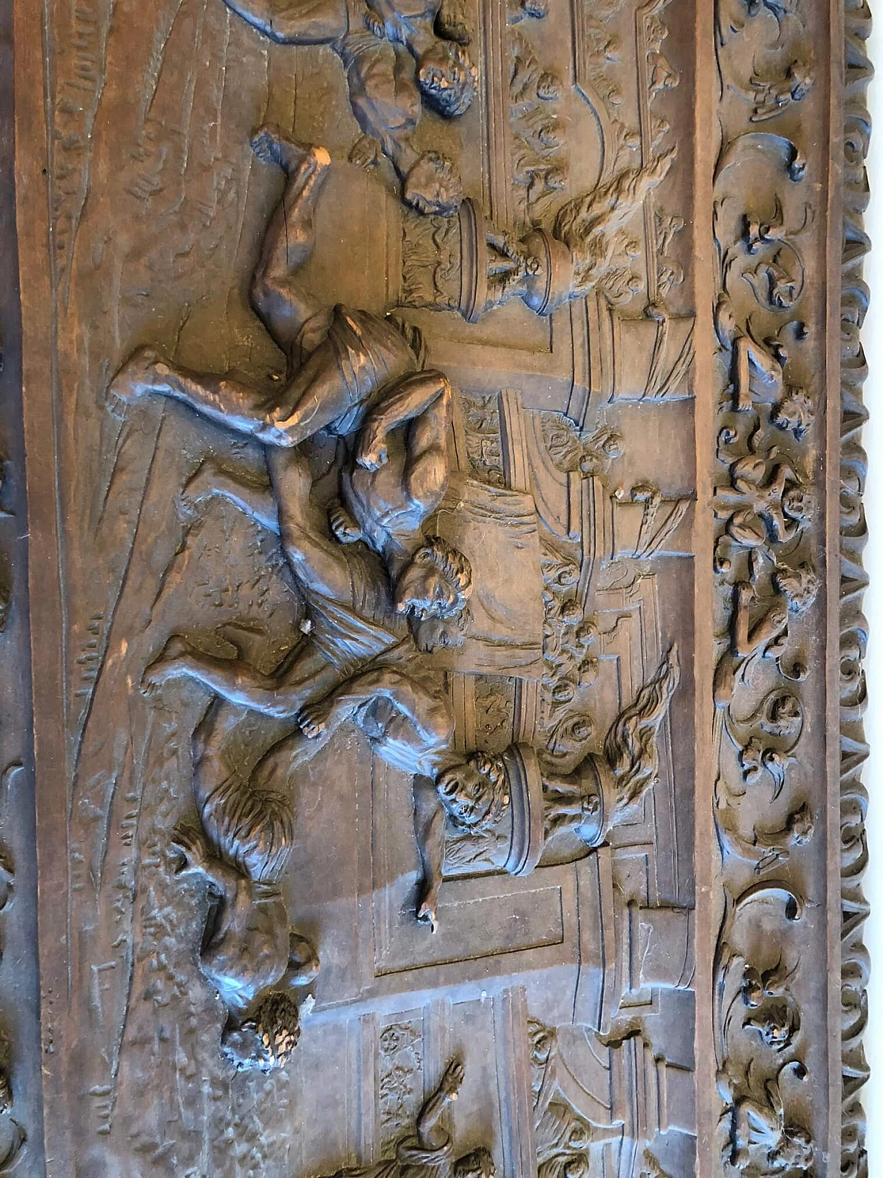 Carved solid wood sideboard, first half of the 19th century 2