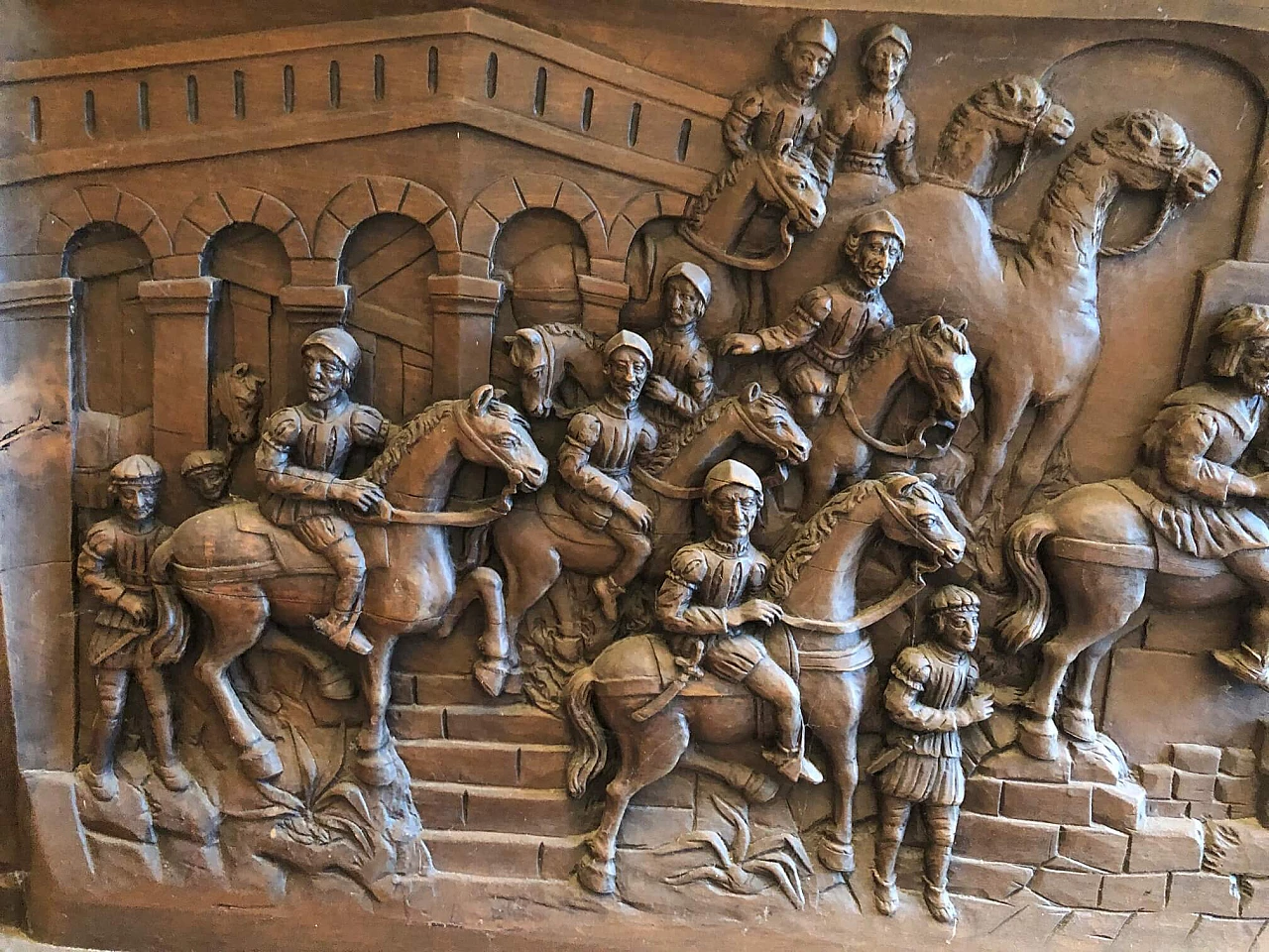 Carved solid wood sideboard, first half of the 19th century 5