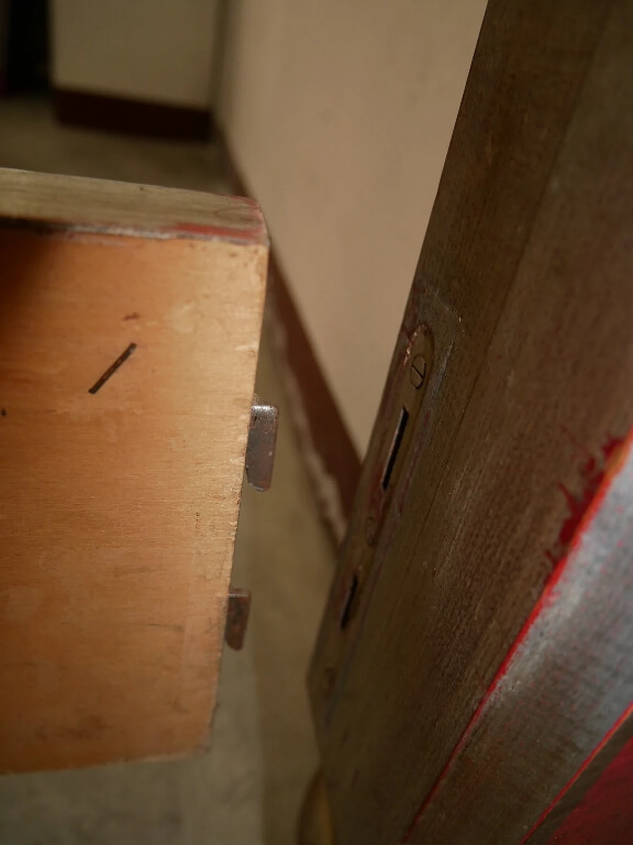 Letto matrimoniale in legno dorato alla mecca, anni '70 11