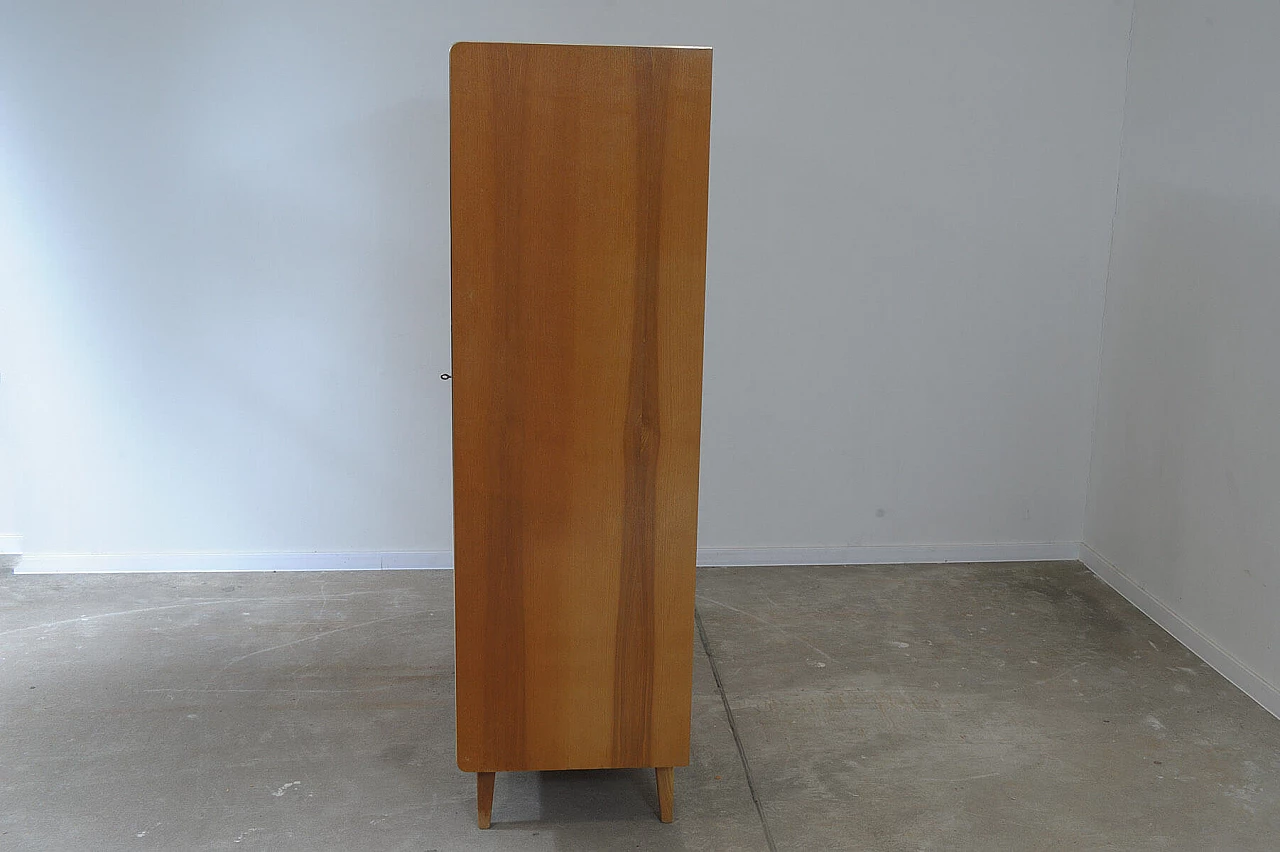 Beech and plywood wardrobe by Bohumil Landsman for Jitona, 1970s 11