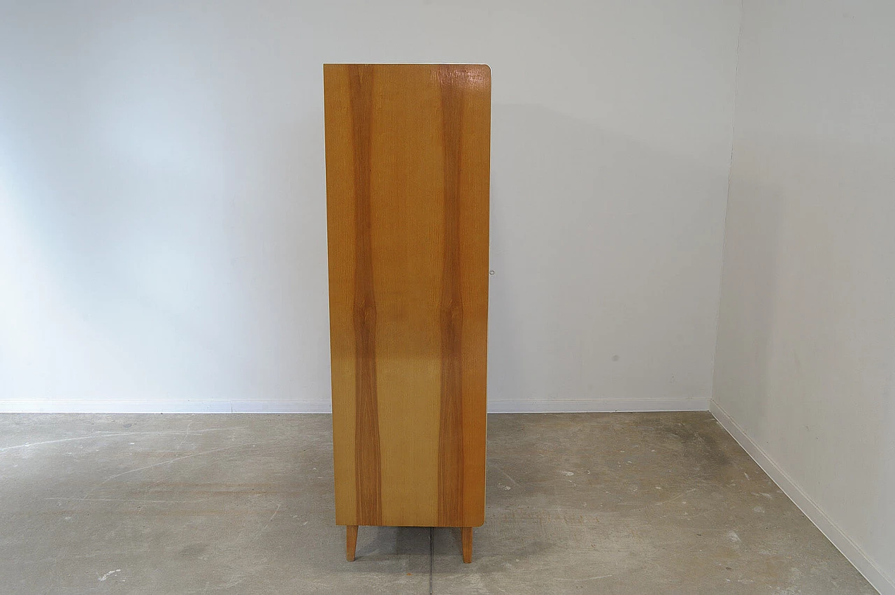 Beech and plywood wardrobe by Bohumil Landsman for Jitona, 1970s 14