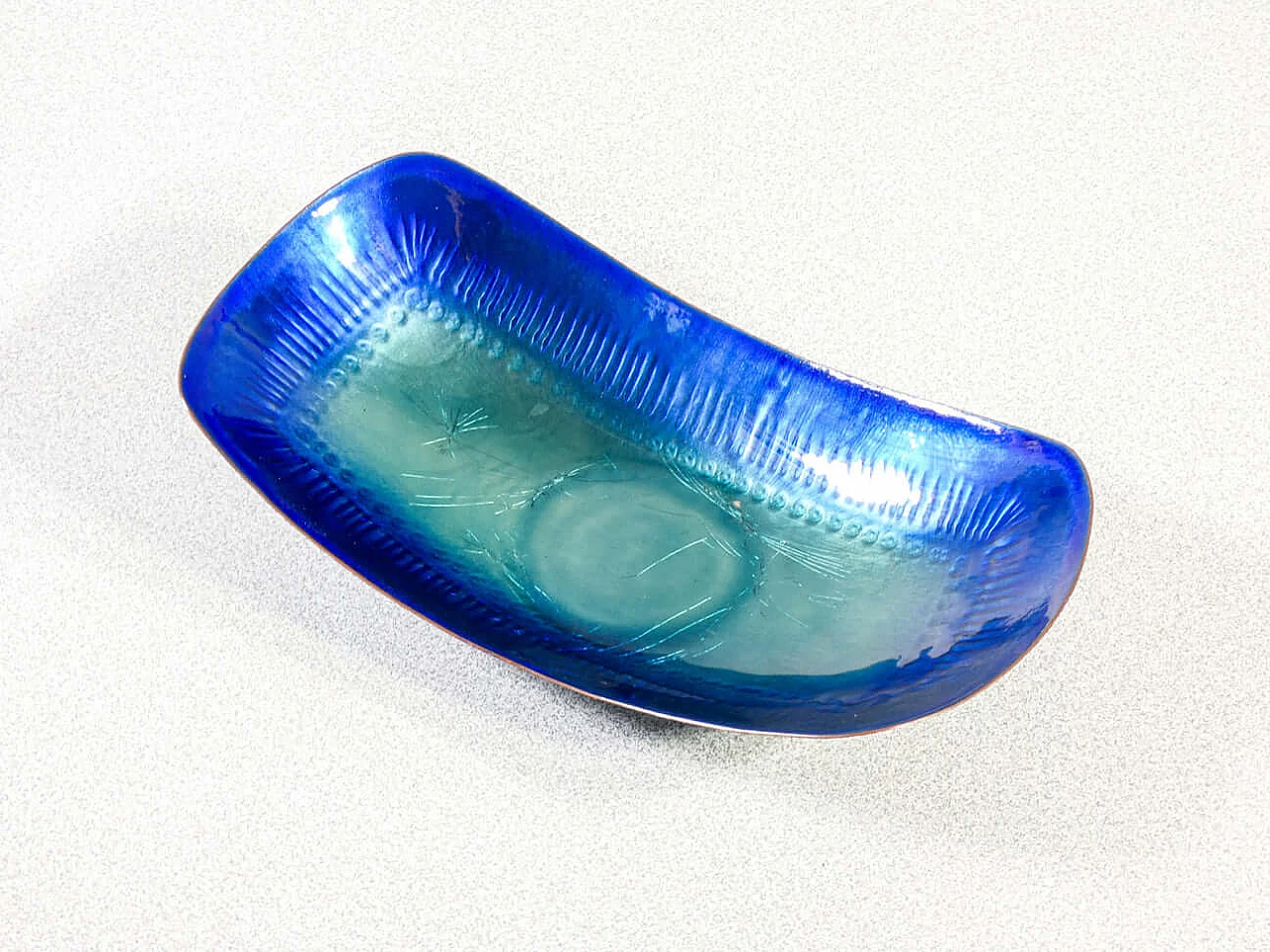 Svuotatasche in rame smaltato di Studio Laurana, anni '70 1