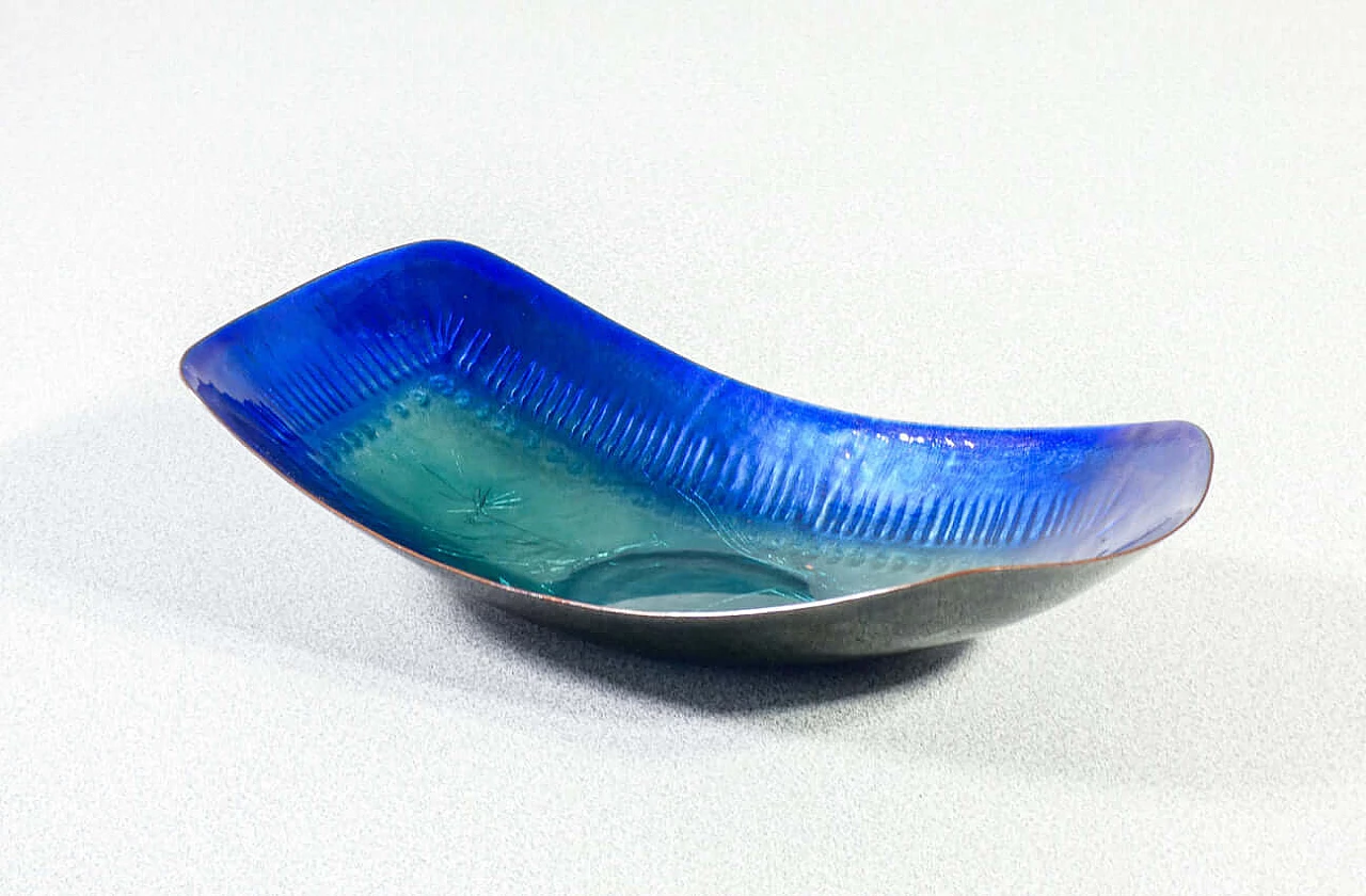 Svuotatasche in rame smaltato di Studio Laurana, anni '70 4