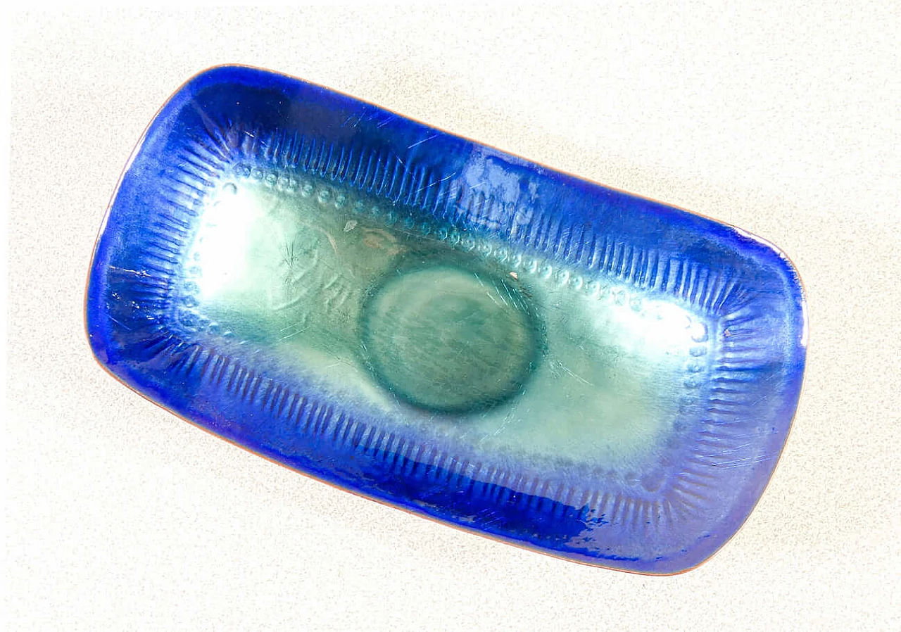 Svuotatasche in rame smaltato di Studio Laurana, anni '70 5