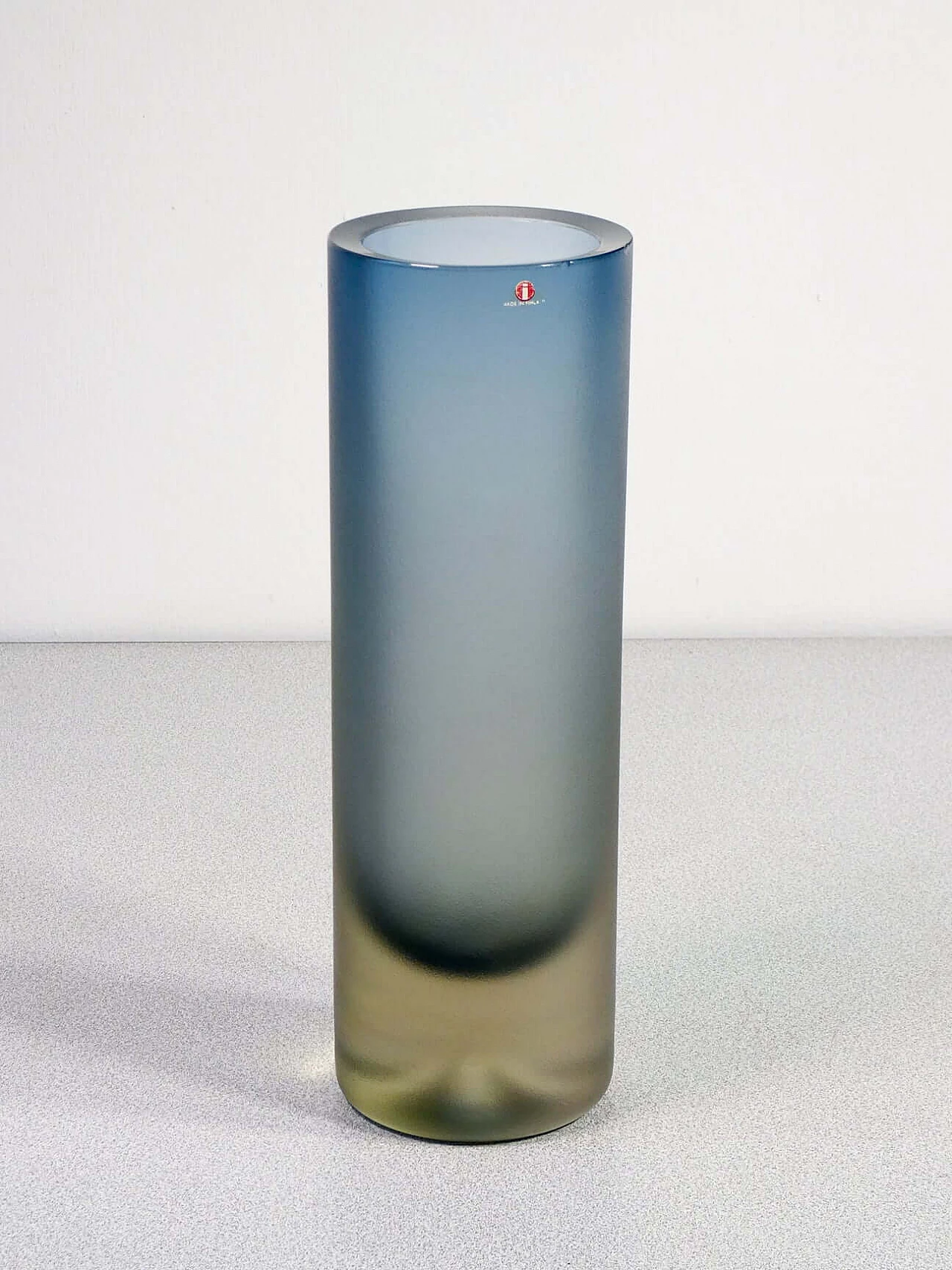 Glass vase by Erkki Vesanto for Iittala, 1970s 1