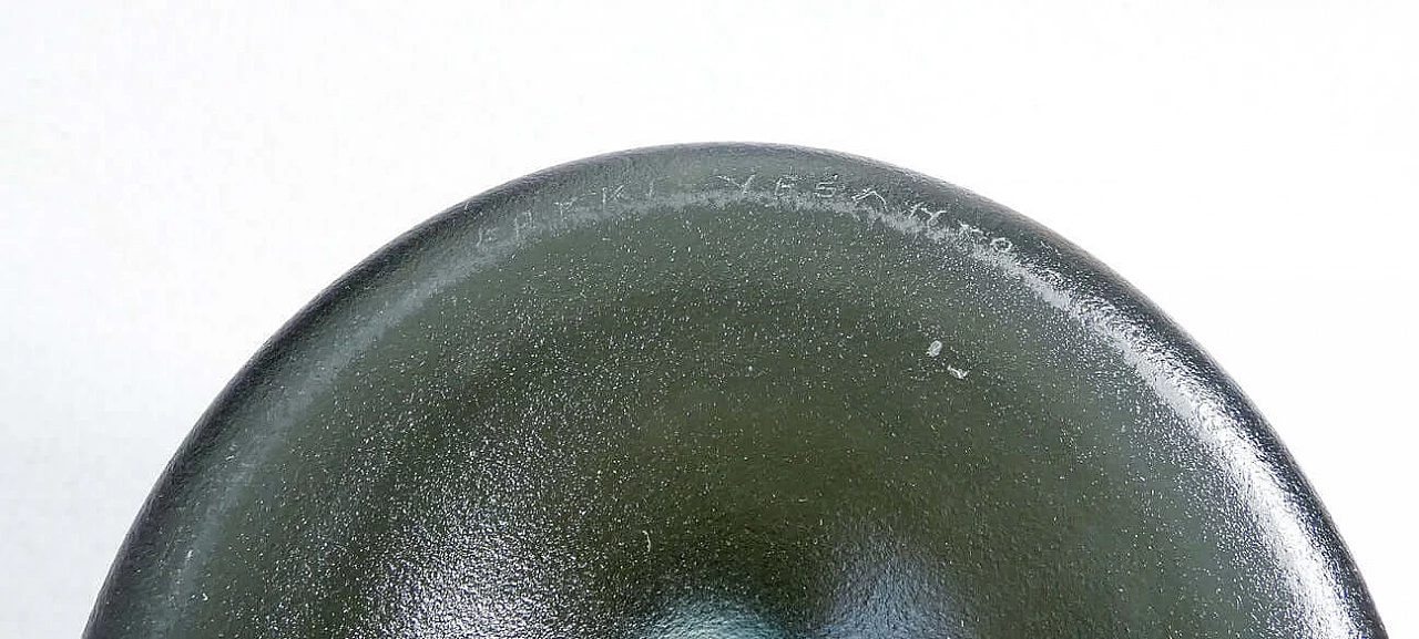 Glass vase by Erkki Vesanto for Iittala, 1970s 7