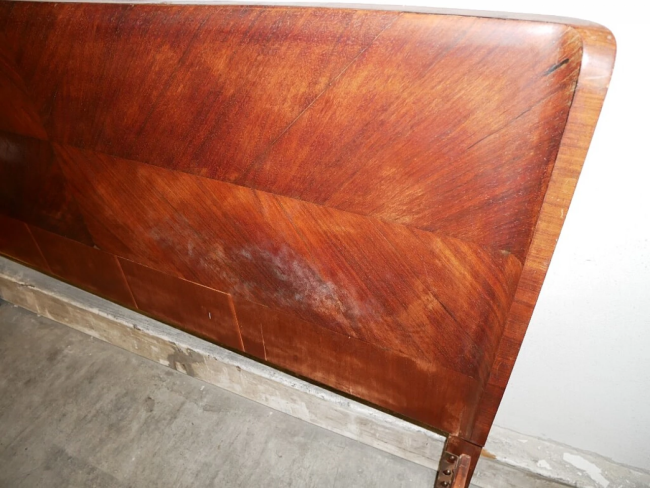 Double bed in rosewood veneer, 1960s 7