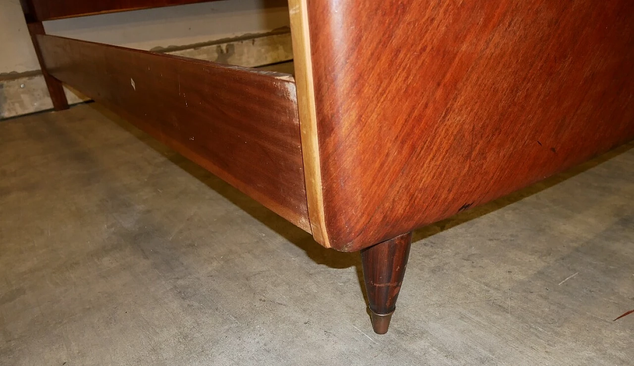 Double bed in rosewood veneer, 1960s 10