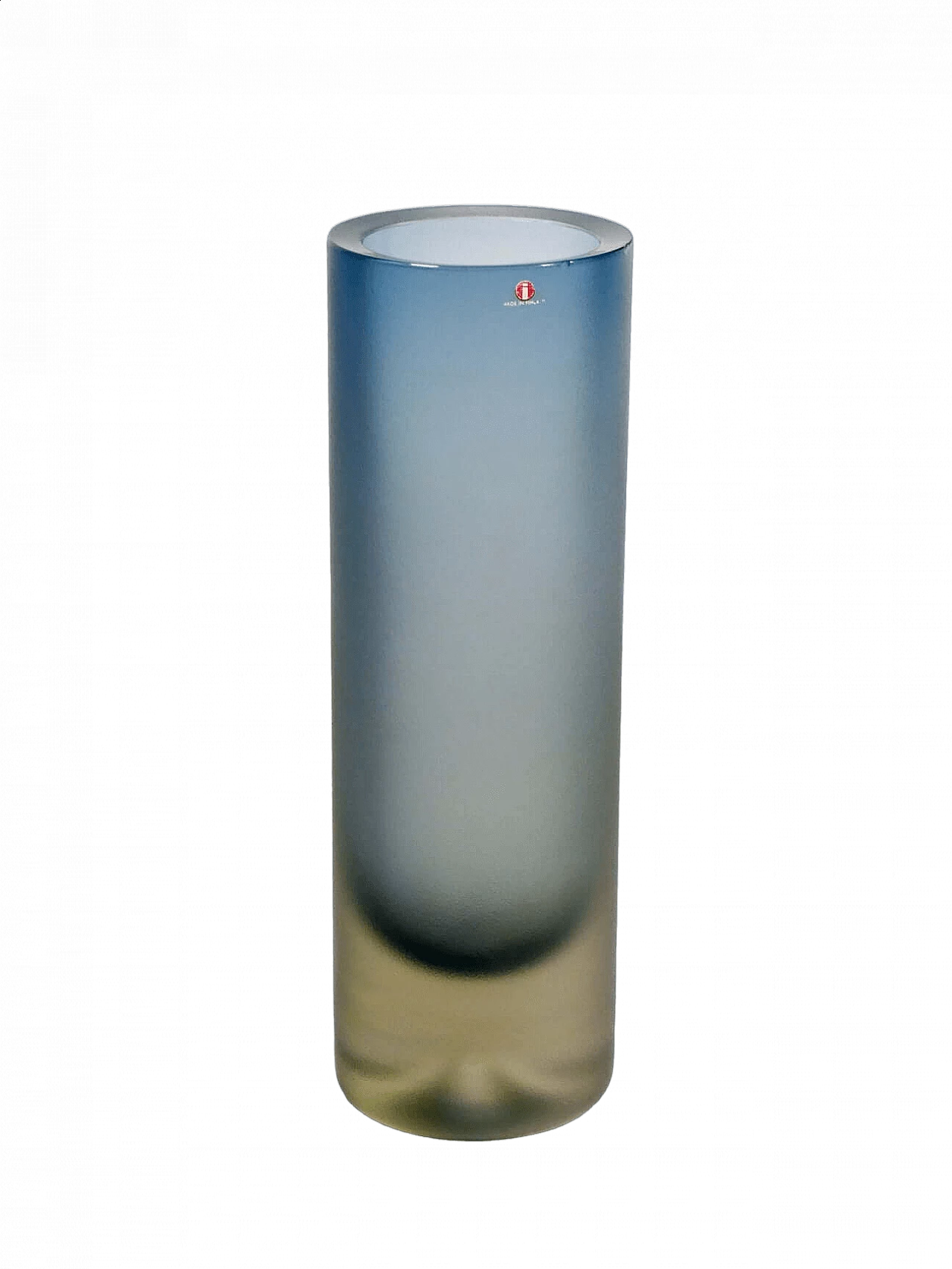Glass vase by Erkki Vesanto for Iittala, 1970s 8