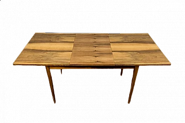 Tavolo da pranzo in noce, anni '60