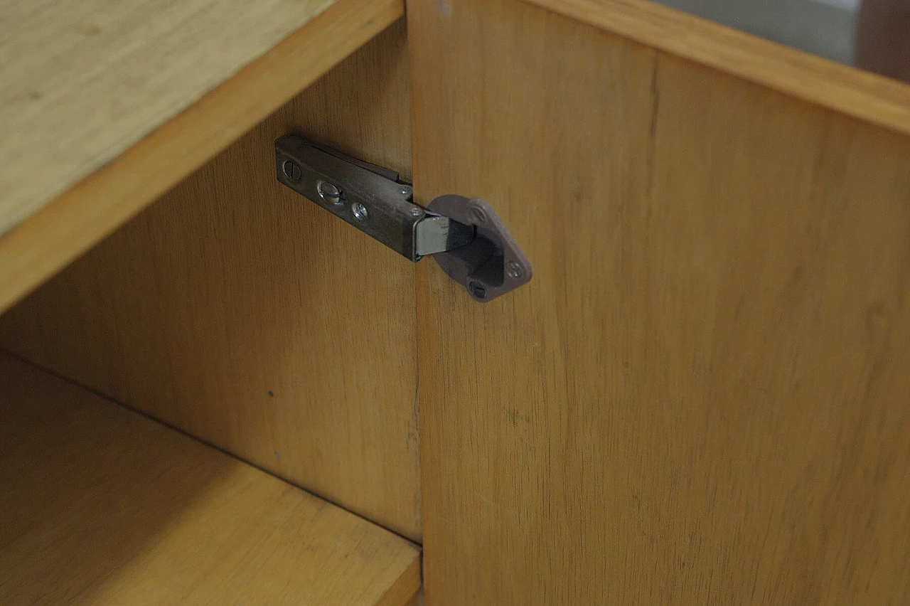 Libreria cecoslovacca in legno, compensato e ferro, anni '80 12