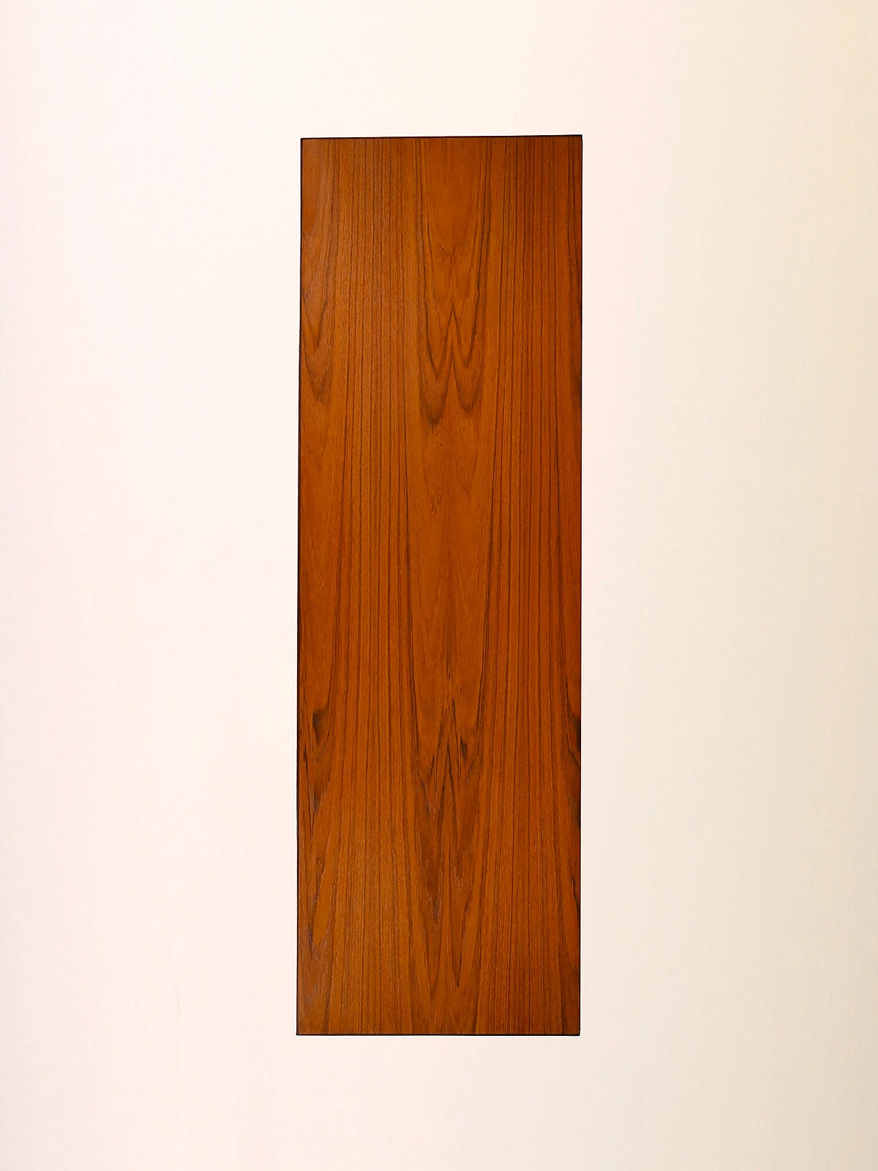 Scandinavian teak sideboard with dark profiles and details, 1960s 12