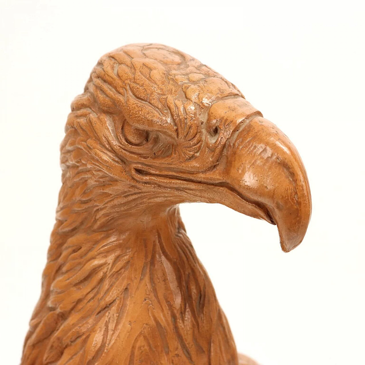 Scultura di aquila in terracotta 3