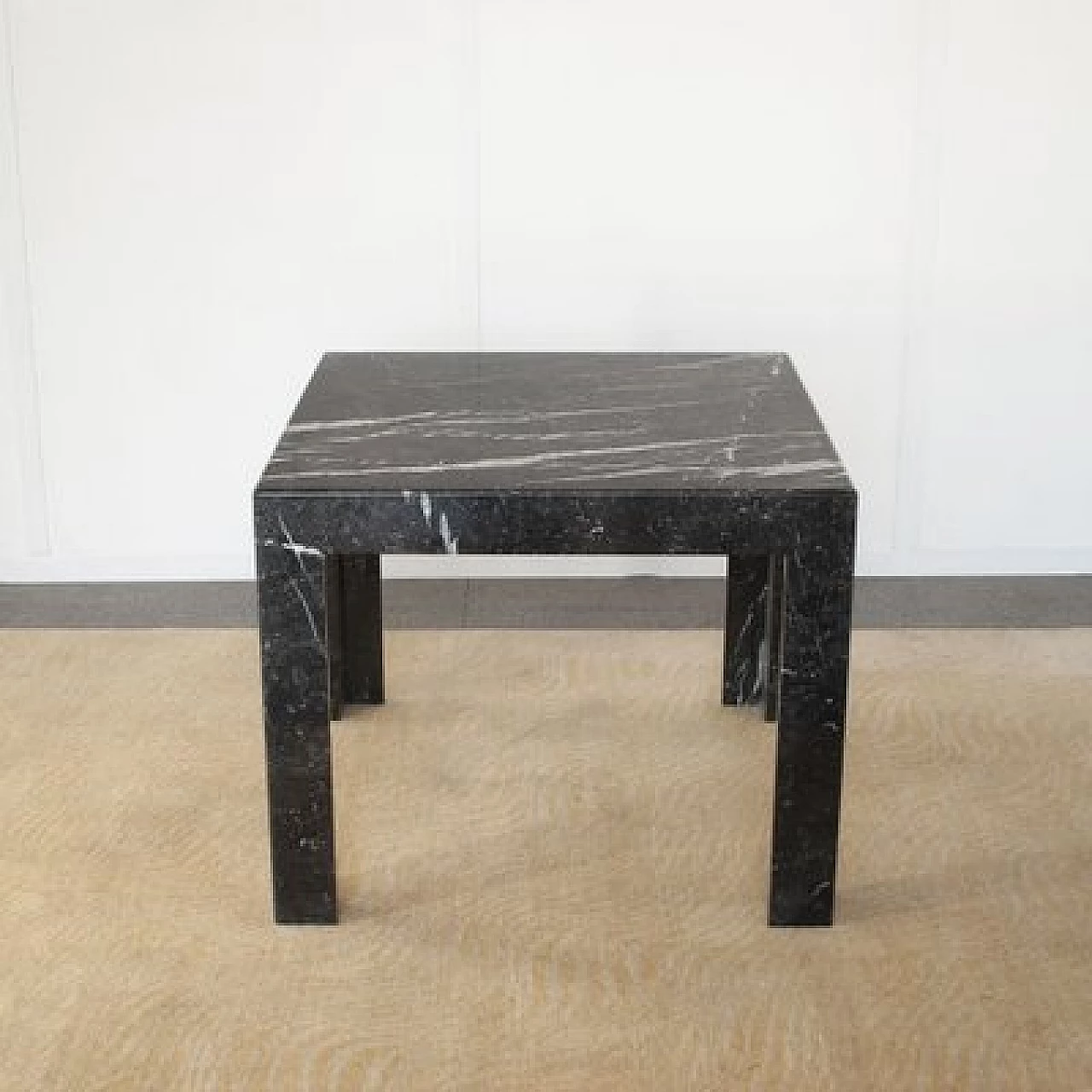 Black marble coffee table by Alessandro Giusti & Egidio Di Rosa for Ultima Edizione, 1980s 1