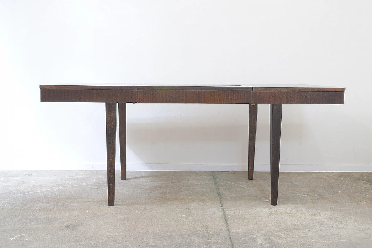 Walnut extendable table by Setona, 1950s 3