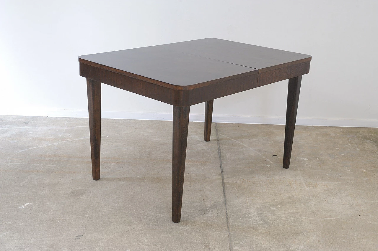 Tavolo allungabile in noce di Setona, anni '50 7