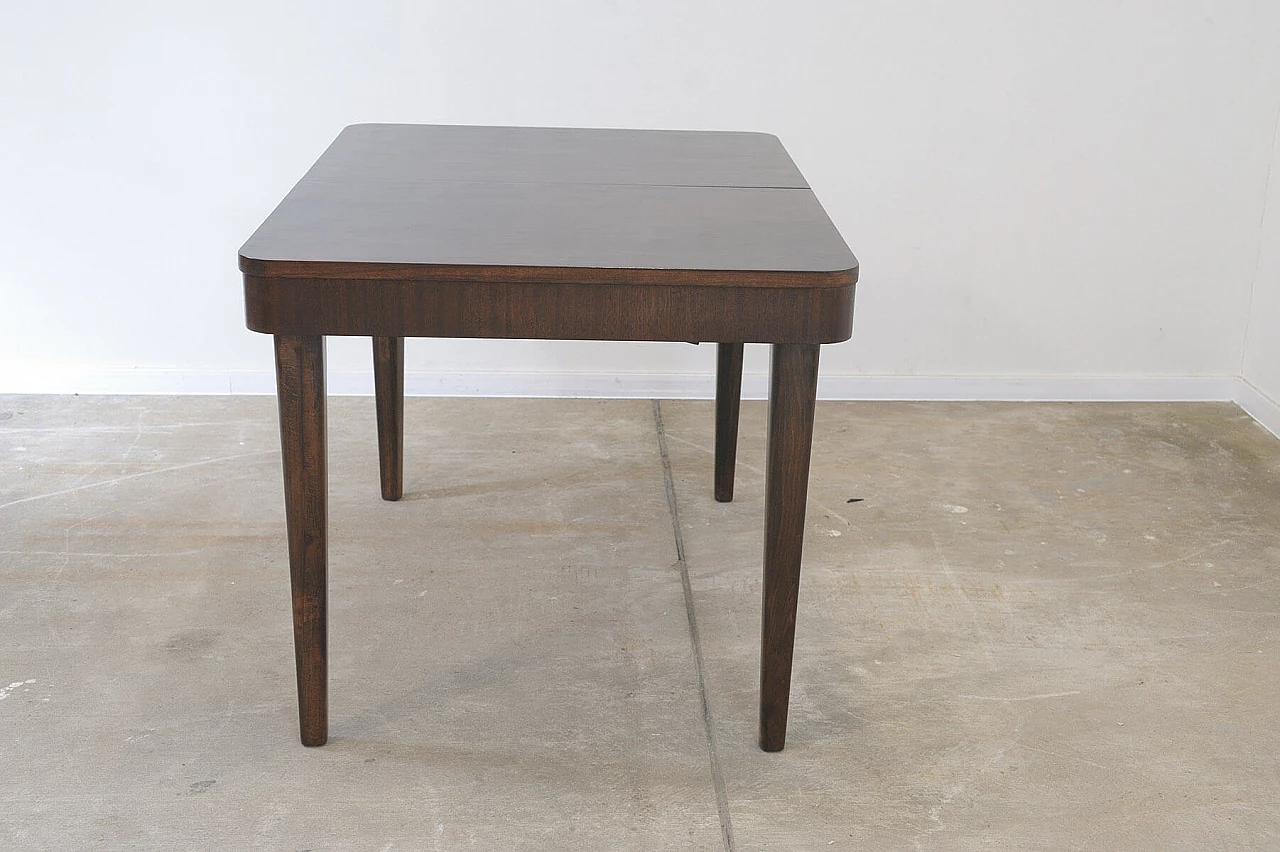 Tavolo allungabile in noce di Setona, anni '50 8