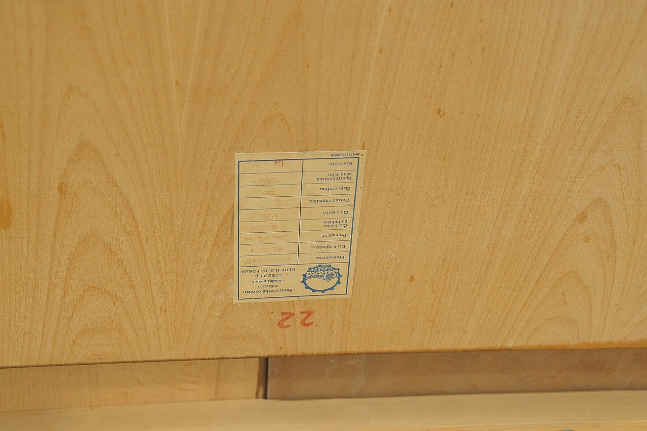 Tavolo allungabile in noce di Setona, anni '50 17