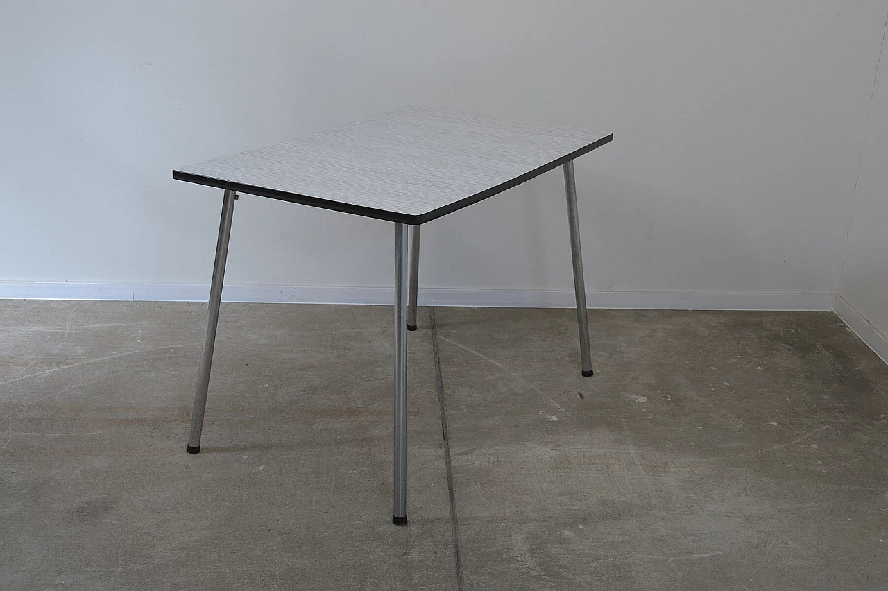 Formica desk with chrome-plated legs, 1960s 3