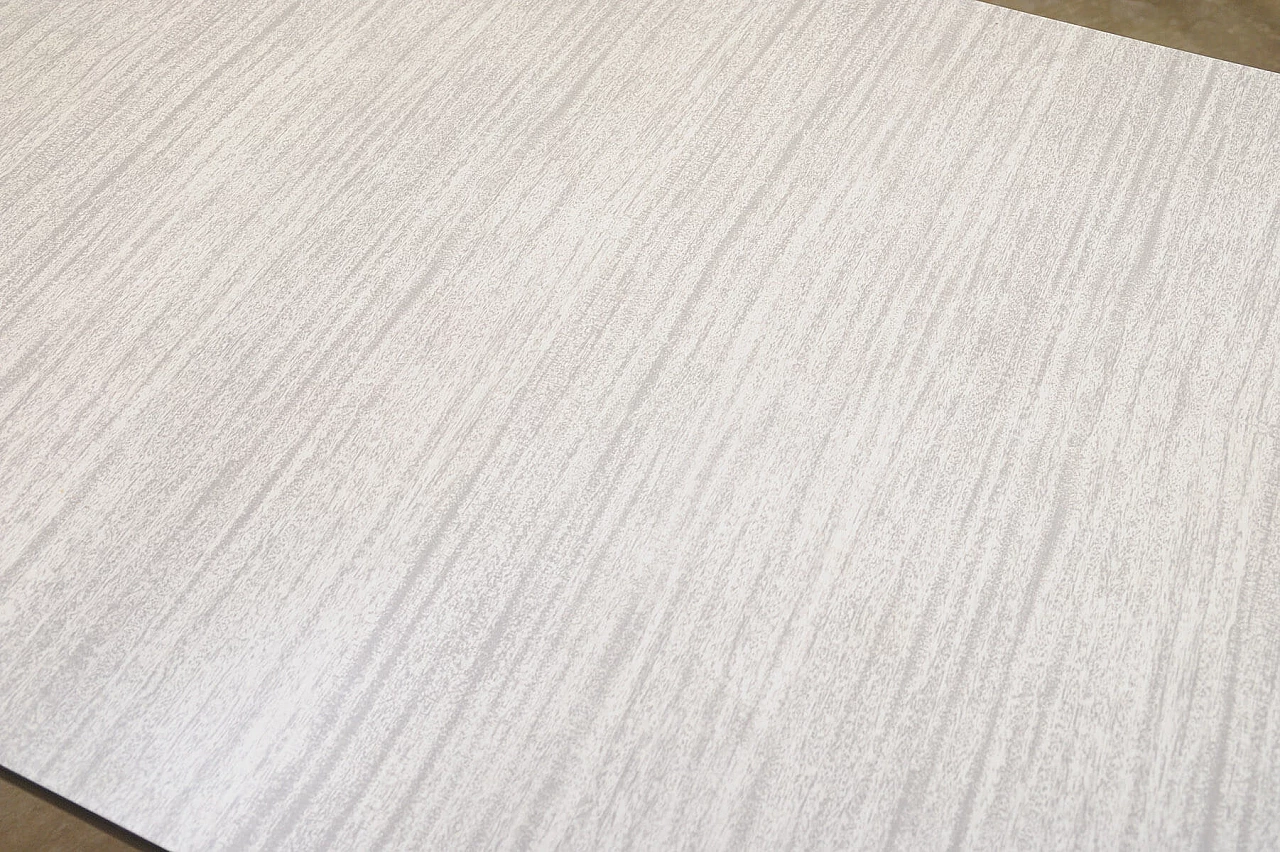 Scrivania in formica con gambe cromate, anni '60 11