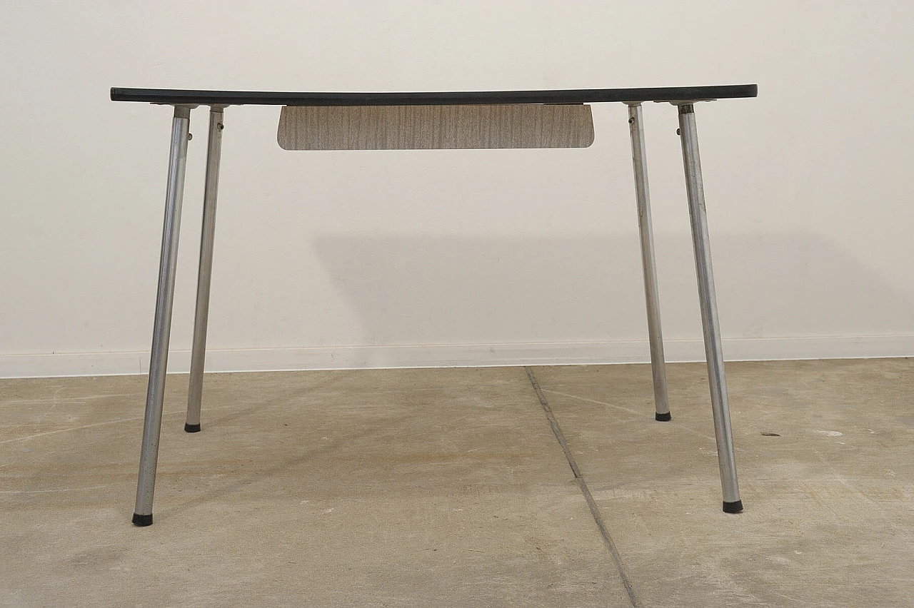 Formica desk with chrome-plated legs, 1960s 15