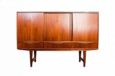 Danish teak sideboard by EW Bach for Sejling Skabe, 1950s