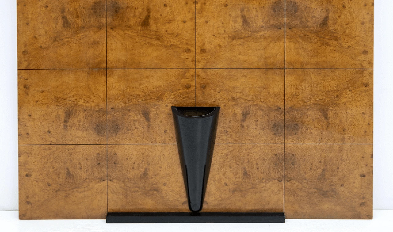 Walnut root and crystal coat rack attributed to Pier Luigi Colli, 1930s 7