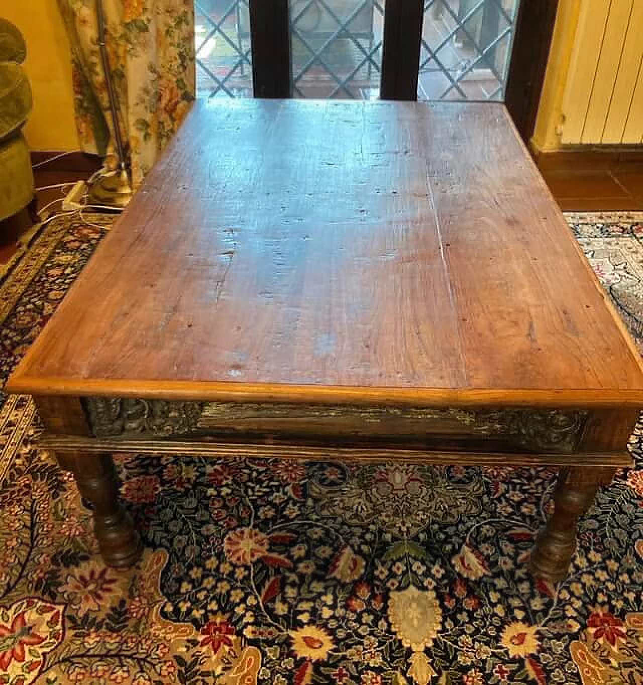 Wooden cofee table with inlays, 2000s 1