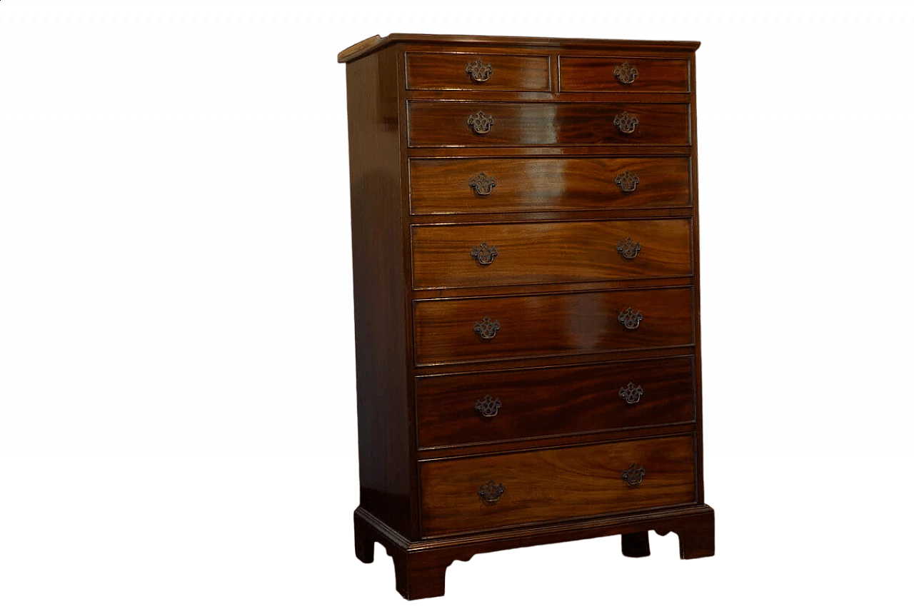 Cassettiera in noce, anni '70 6