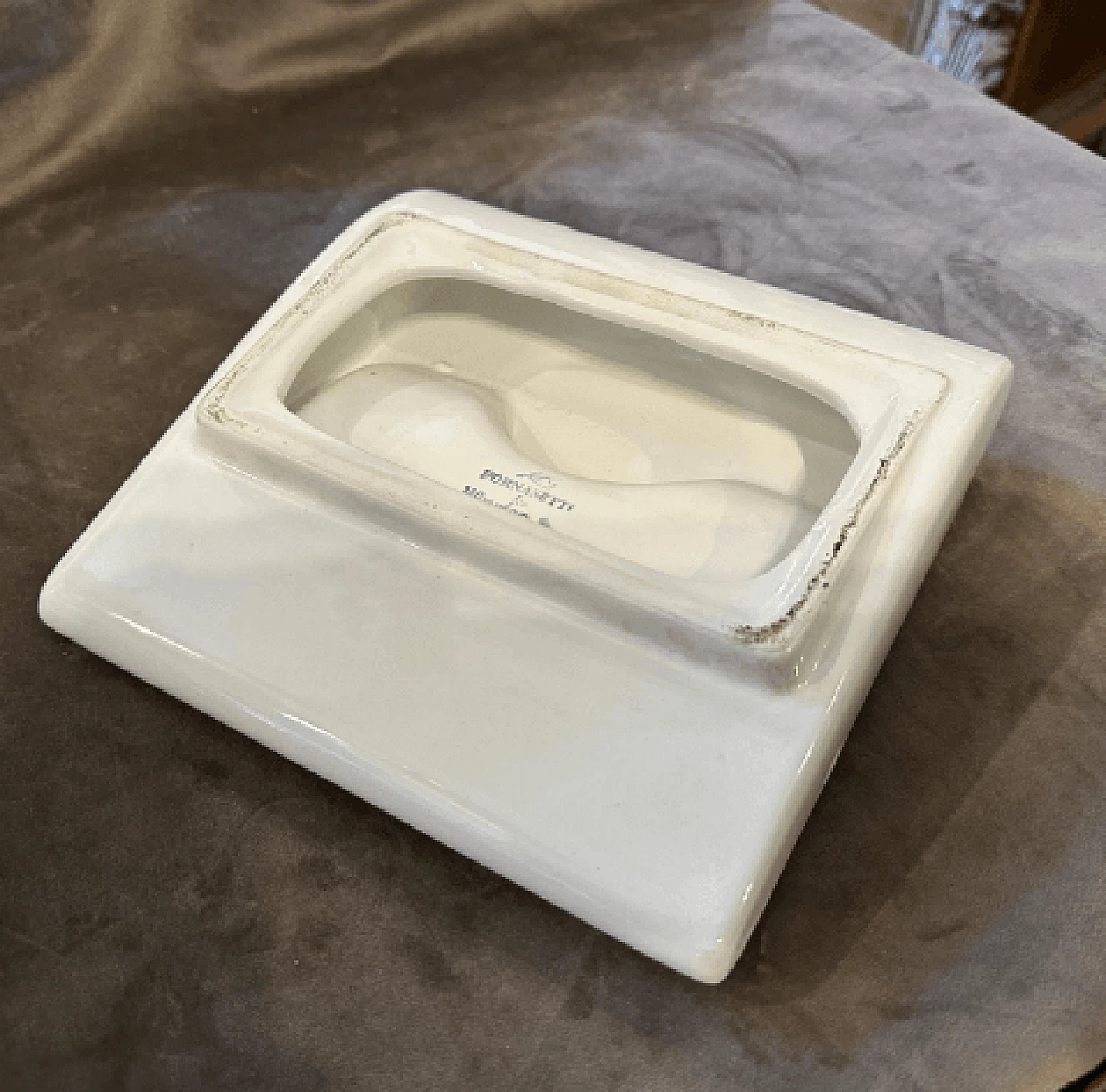 Ceramic ashtray by Piero Fornasetti for Winston, 1970s 4