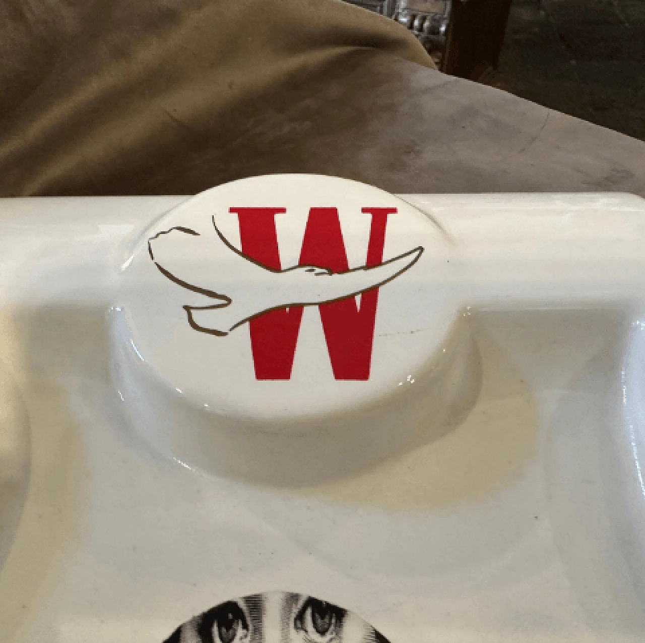 Ceramic ashtray by Piero Fornasetti for Winston, 1970s 6