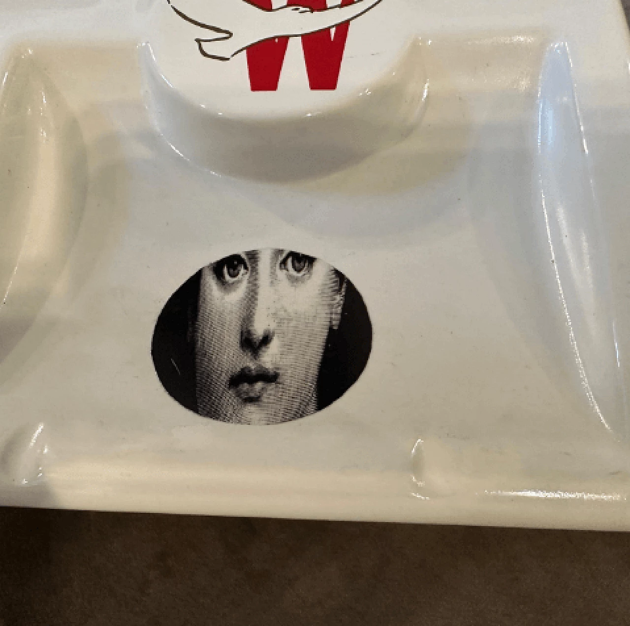 Ceramic ashtray by Piero Fornasetti for Winston, 1970s 7