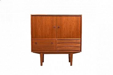 Credenza in teak attribuita a Niels Clausen per N. C. Møbler, anni '60